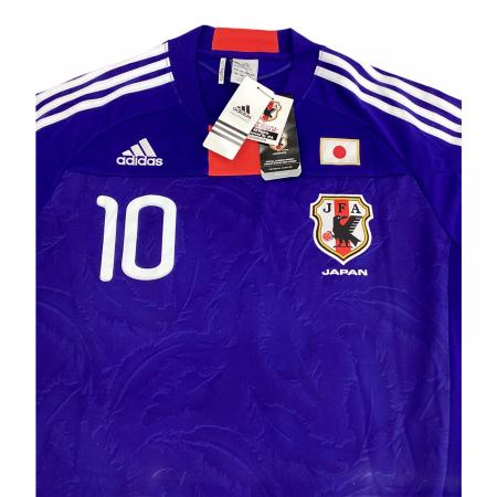 中村俊輔/10/日本代表/2010/ユニフォーム/サッカー/ 日本代表 (ニホンダイヒョウ) サッカーユニフォーム メンズ 2XO ブルー