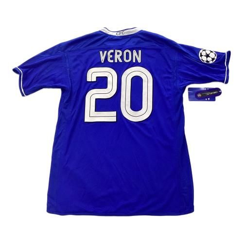 チェルシー サッカーユニフォーム メンズ SIZE L ブルー 03-05ホーム フアン・セバスティアン・ベロン【20】