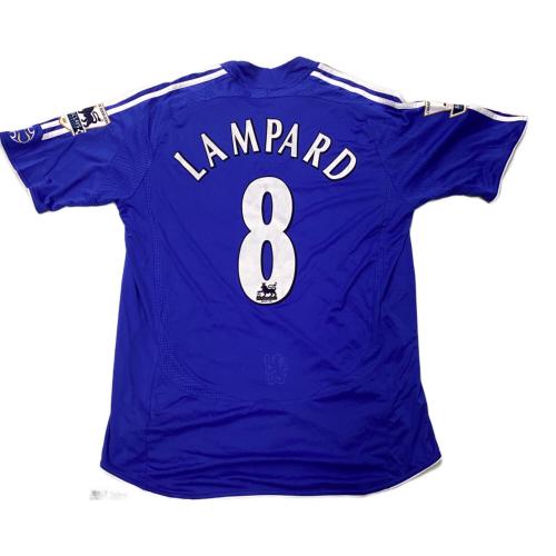 チェルシー サッカーユニフォーム メンズ SIZE L ブルー 06-07シーズンホーム フランク・ランパード【8】