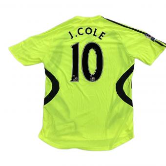 チェルシ- サッカーユニフォーム メンズ 3XO イエロー 07-08アウェイ ジョー・コール【10】