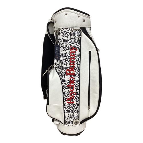 Psycho Bunny (サイコ バニー) キャディバッグ ホワイト×ネイビー 5分割