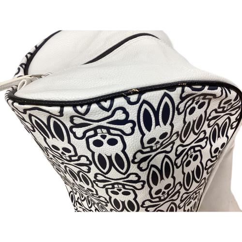 Psycho Bunny (サイコ バニー) キャディバッグ ホワイト×ネイビー 5分割