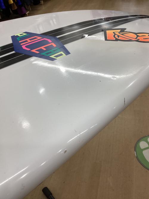 PLACEBO (プレセボ) ショートボード 5'5×20.13”×2.50”-32.50CL FLEXLITE-ULTIMATE ホワイト ZEKE トライフィンタイプ ダイヤモンドテール