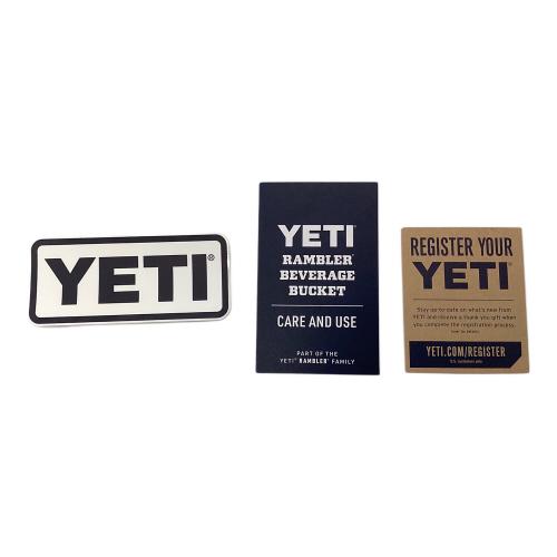 Yeti (イエティ) 収納ケース ホワイト RAMBLER BEVERAGE BUCKET