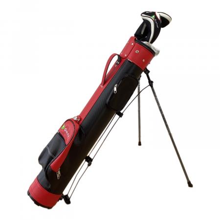 キャディーバッグ＆クラブ５本セット Golzy ゴルフクラブ&キャディバッグセット ブラック クラブ5本
