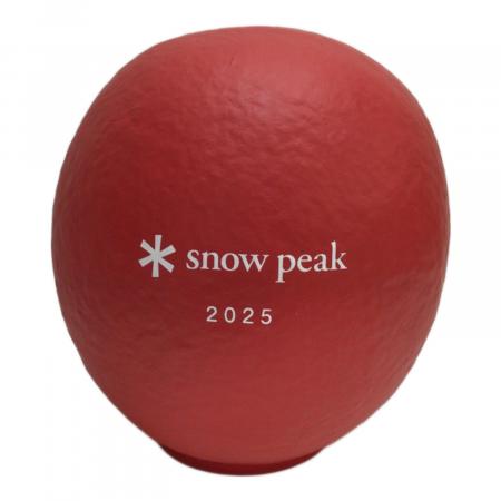Snow peak (スノーピーク) だるま 雪峰祭2025 レッド 雪峰だるま大
