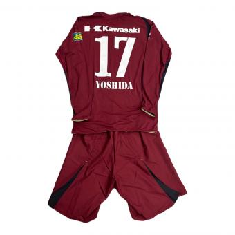 ヴィッセル神戸 サッカーユニフォーム SIZE 2XO バーガンディー 吉田 孝行【17】 2011年 別注 ハーフパンツセット