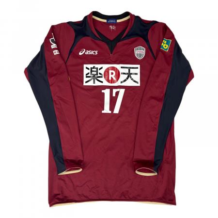 正規品 asics ヴィッセル神戸「17」吉田孝行 半袖Sサイン入りユニフォーム 正規品 asics ヴィッセル神戸「17」吉田孝行 半袖Sサイン入り