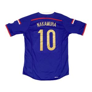横浜F・マリノス (ヨコハマエフマリノス) サッカーユニフォーム メンズ SIZE 2XO ブルー 中村俊輔【10】 2014年ACL