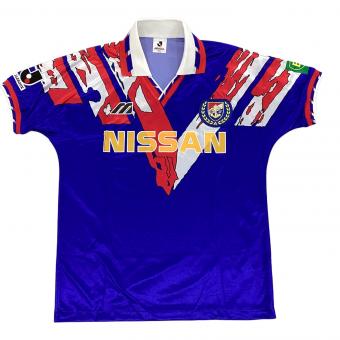 横浜F・マリノス (ヨコハマエフマリノス) サッカーユニフォーム メンズ SIZE L ブルー 1993-94モデル ホーム MIZUNO