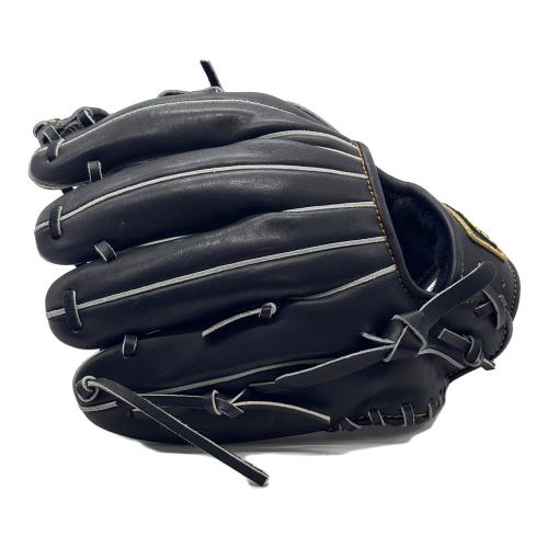 ZETT (ゼット) 軟式グローブ ブラック 収納袋付 プロステイタス 内野用 BRGB30254