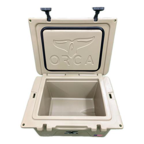 ORCA (オルカ) クーラーボックス 26QT(25L) ベージュ