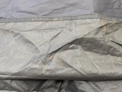 MURACO (ムラコ) シェルター インナー穴・焚火臭・スカートヨゴレ有 ZIZ テント シェルターロック グレー 約580×310×205cm 3～5人用 程度B