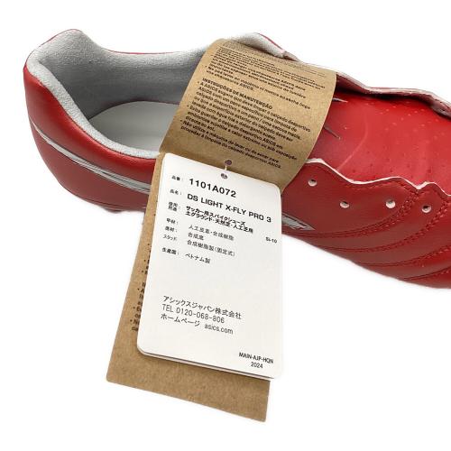 asics (アシックス) サッカースパイク メンズ SIZE 28cm レッド DS LIGHT X-FLY PRO 3 1101A072 未使用品