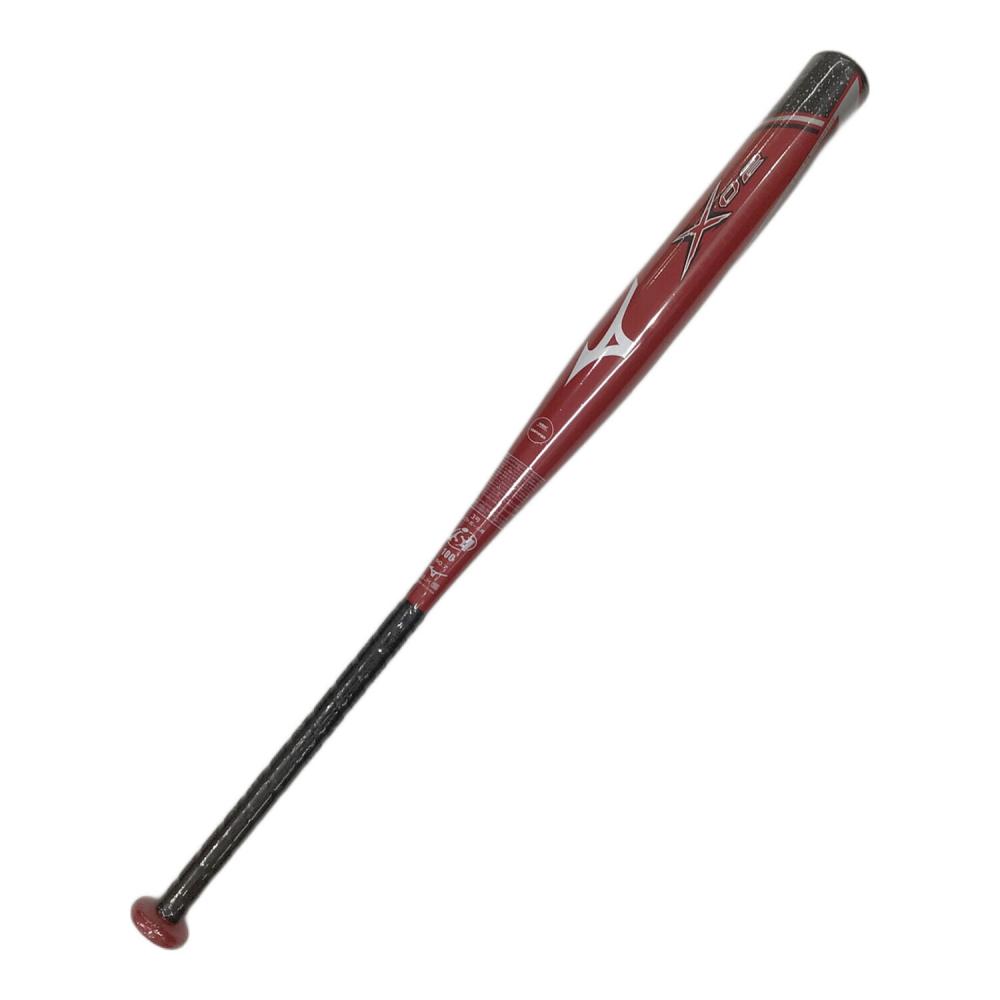 MIZUNO (ミズノ) ソフトボール用バット 84cm ブラック×レッド エックス