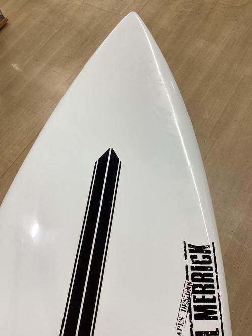 CHANNEL ISLANDS (チャネルアイランズ) ショートボード 5'7'’×19''×2 5/16'' ホワイト シェイパー【AL MERRICK(アルメリック)】 THUNDER BOLT 5フィンタイプ ラウンドスカッシュテール
