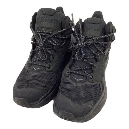 HOKAONEONE (ホカオネオネ) トレッキングシューズ レディース 24.0cm ブラック 1142831 アナカパ 2 ミッド ミドルカット GORE-TEX