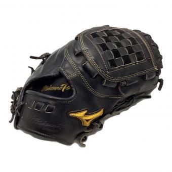 MIZUNO PRO (ミズノ プロ) 硬式グローブ 約32cm ブラック ケース付 ファーストミット プロ仕様モデル