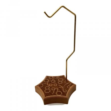 【WHAT WE WANT】コロニスタンド(アウトライン刻印) ウォールナット② WHAT WE WANT】コロニスタンド(アウトライン刻印) | TENt o TEN