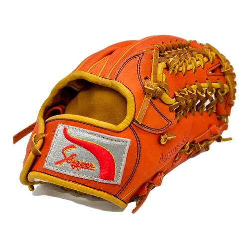 SLUGGER (スラッガー) 軟式グローブ レッド オーダー 内野用