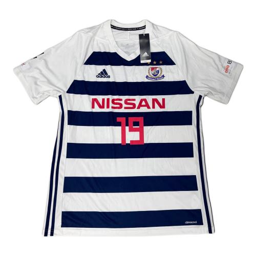 横浜F・マリノス (ヨコハマエフマリノス) サッカーユニフォーム メンズ SIZE 3XO ホワイト 仲川輝人【19】 2018アウェイ