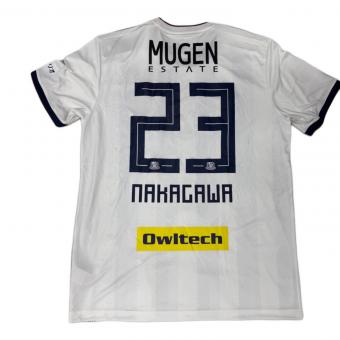 横浜F・マリノス (ヨコハマエフマリノス) サッカーユニフォーム メンズ SIZE 4XO ホワイト 仲川輝人【23】 2019年アウェイ