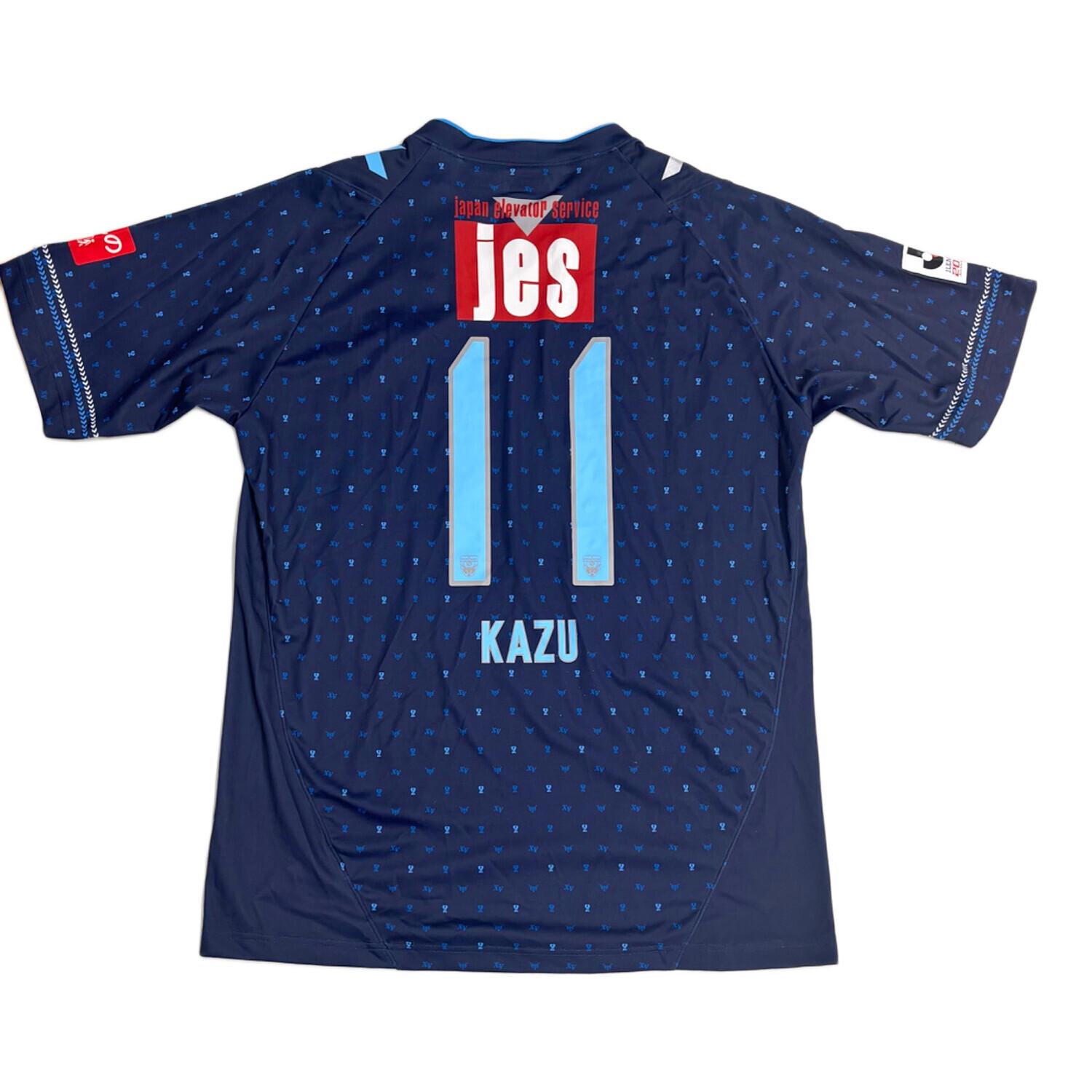 横浜FC　フルスポンサー付き　プラクティスウェア　三浦知良 横浜FC フルスポンサー付き プラクティスウェア 三浦知良