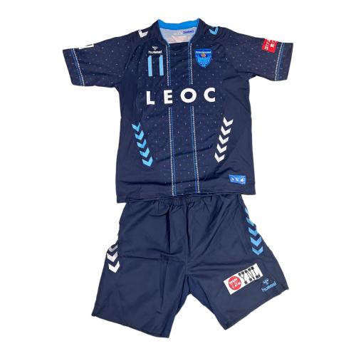 横浜FC (ヨコハマエフシー) サッカーユニフォーム メンズ XO ネイビー 三浦知良【11】創設15周年 3rdユニフォーム上下セット