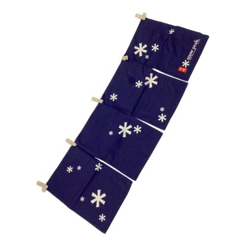 Snow peak (スノーピーク) アウトドア雑貨 FES-040 雪峰祭2014春限定 野簾 snow crystal