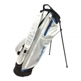 TaylorMade (テーラーメイド) キャディバッグ 4分割 スタンド型 ホワイト×ブルー FlexTech Superlite