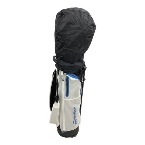 TaylorMade (テーラーメイド) キャディバッグ 4分割 スタンド型 ホワイト×ブルー FlexTech Superlite