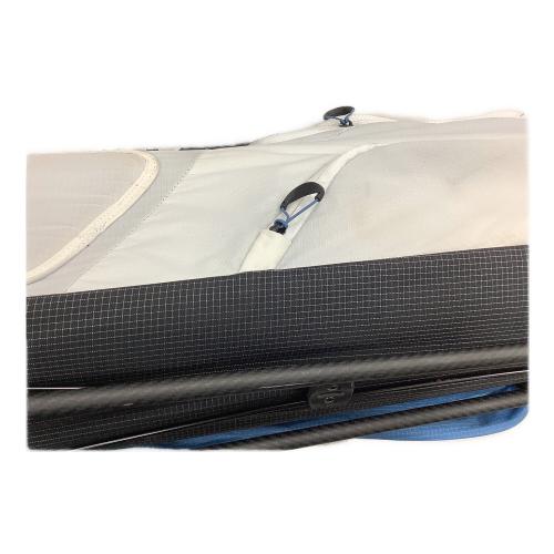 TaylorMade (テーラーメイド) キャディバッグ 4分割 スタンド型 ホワイト×ブルー FlexTech Superlite