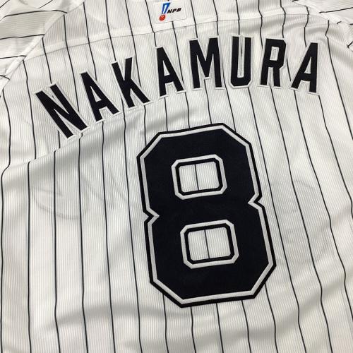 千葉ロッテマリーンズ (チバロッテマリーンズ) 中村奨吾【8】 応援グッズ 2024年モデル SIZE L ホワイト