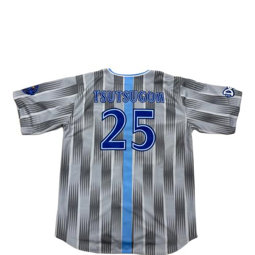 横浜DeNAベイスターズ (ヨコハマディーエヌエーベイスターズ) 応援グッズ XLサイズ グレー 筒香 嘉智【25】2025交流戦ビジター ユニフォーム レプリカ