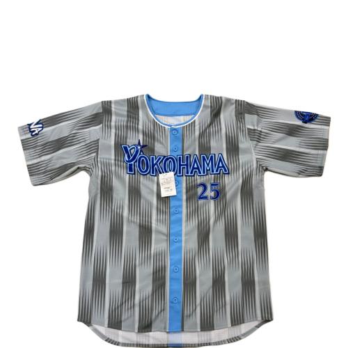 横浜DeNAベイスターズ (ヨコハマディーエヌエーベイスターズ) 応援グッズ XLサイズ グレー 筒香 嘉智【25】2025交流戦ビジター ユニフォーム レプリカ
