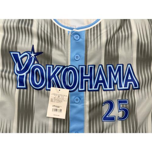横浜DeNAベイスターズ (ヨコハマディーエヌエーベイスターズ) 応援グッズ XLサイズ グレー 筒香 嘉智【25】2025交流戦ビジター ユニフォーム レプリカ