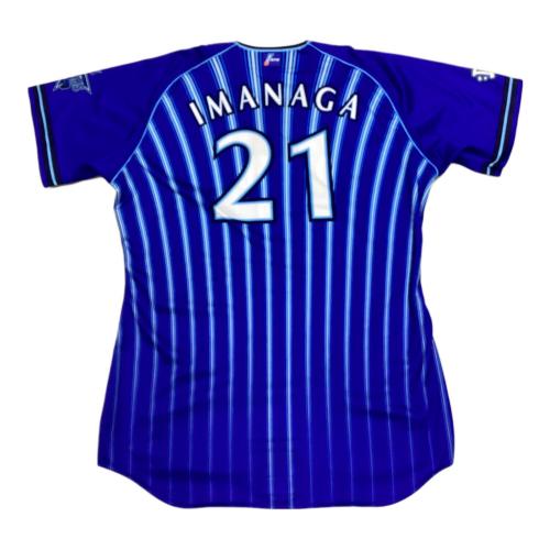 横浜DeNAベイスターズ (ヨコハマディーエヌエーベイスターズ) 応援グッズ 今永昇太【21】2021年ビジター SIZE 不明 ブルー