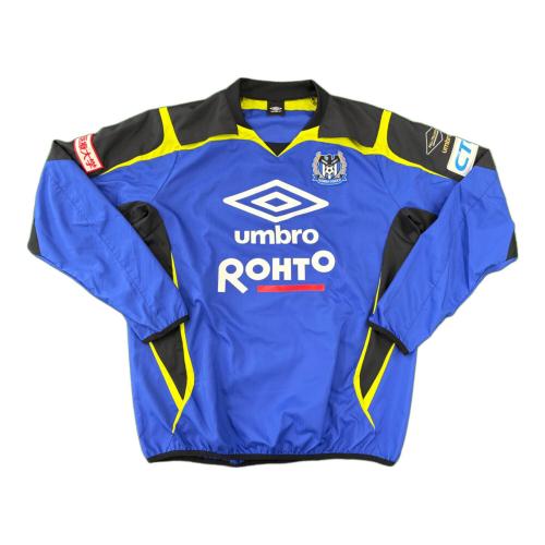 ガンバ大阪 (ガンバオオサカ) サッカーユニフォーム メンズ SIZE XL ブルー トレーニングジャージ UMBRO