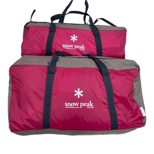 Snow peak (スノーピーク) ツールームテント スカートヨゴレ・小穴有 TP-671R ランドロック 約625×405×205(h)cm 4～5人用 程度B 程度B スカートあり ハンマーなし/説明書あり