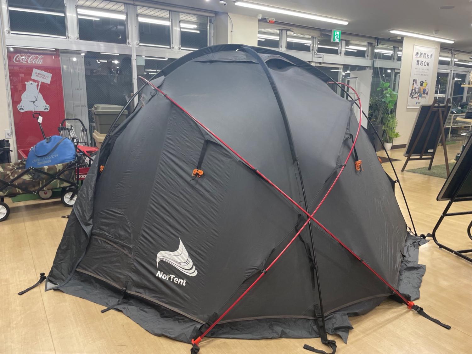 NORTENT (ノルテント) ドームテント 強い焚火臭・ヨゴレ有