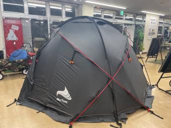 NORTENT (ノルテント) ドームテント 強い焚火臭・ヨゴレ有 ギャム4 約315×315×160(h)cm 3～5人用 程度B 程度B スカートあり ハンマーなし/説明書なし