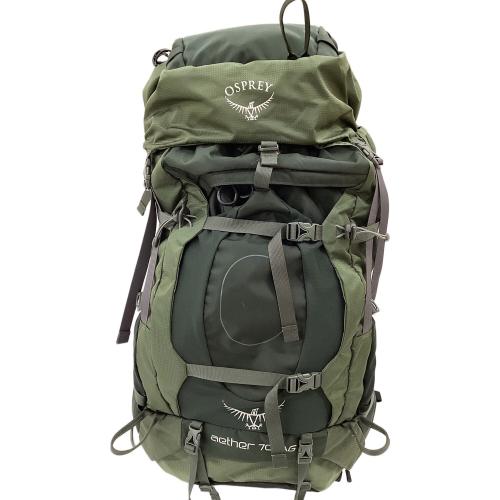 OSPREY (オスプレー) バックパック オリーブ aether 70 AG 背面長 約46～50cm