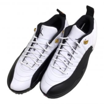NIKE (ナイキ) ゴルフシューズ DH4120-100 メンズ SIZE 26.5cm ホワイト AIR JORDAN12 タクシー