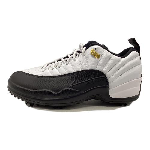 NIKE (ナイキ) ゴルフシューズ DH4120-100 メンズ SIZE 26.5cm ホワイト AIR JORDAN12 タクシー