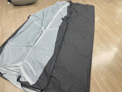 ZANE ARTS (ゼインアーツ) ツールームテント PS-544 ウータL TC 約570×485×270cm 4～5人用 未使用品 未使用品 スカートあり ハンマーなし/説明書なし TC素材