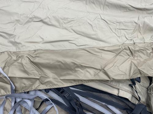 ZANE ARTS (ゼインアーツ) ツールームテント PS-544 ウータL TC 約570×485×270cm 4～5人用 未使用品 未使用品 スカートあり ハンマーなし/説明書なし TC素材