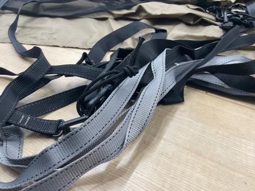 ZANE ARTS (ゼインアーツ) ツールームテント PS-544 ウータL TC 約570×485×270cm 4～5人用 未使用品 未使用品 スカートあり ハンマーなし/説明書なし TC素材