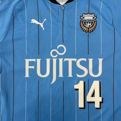 川崎フロンターレ (カワサキフロンターレ) サッカーユニフォーム SIZE L スカイブルー 【14】中村憲剛 2017年ホーム