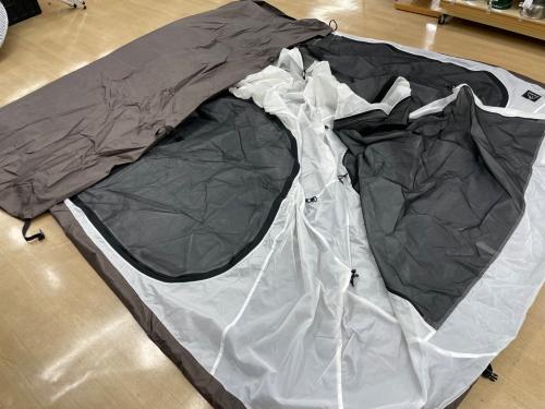 RATEL WORKS (ラーテルワークス) ツールームテント RWS0111 ボーデン 約567×400×200cm 3～5人用 程度B 程度B スカートあり ハンマーあり/説明書あり