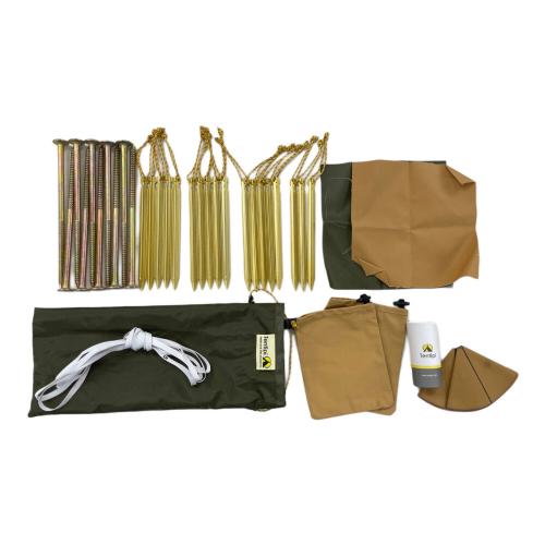 Tentipi (テンティピ) モノポールテント ヨゴレ有 サファイア 7CP 450x270cm 6～7人用 程度B 程度B ハンマーなし/説明書あり